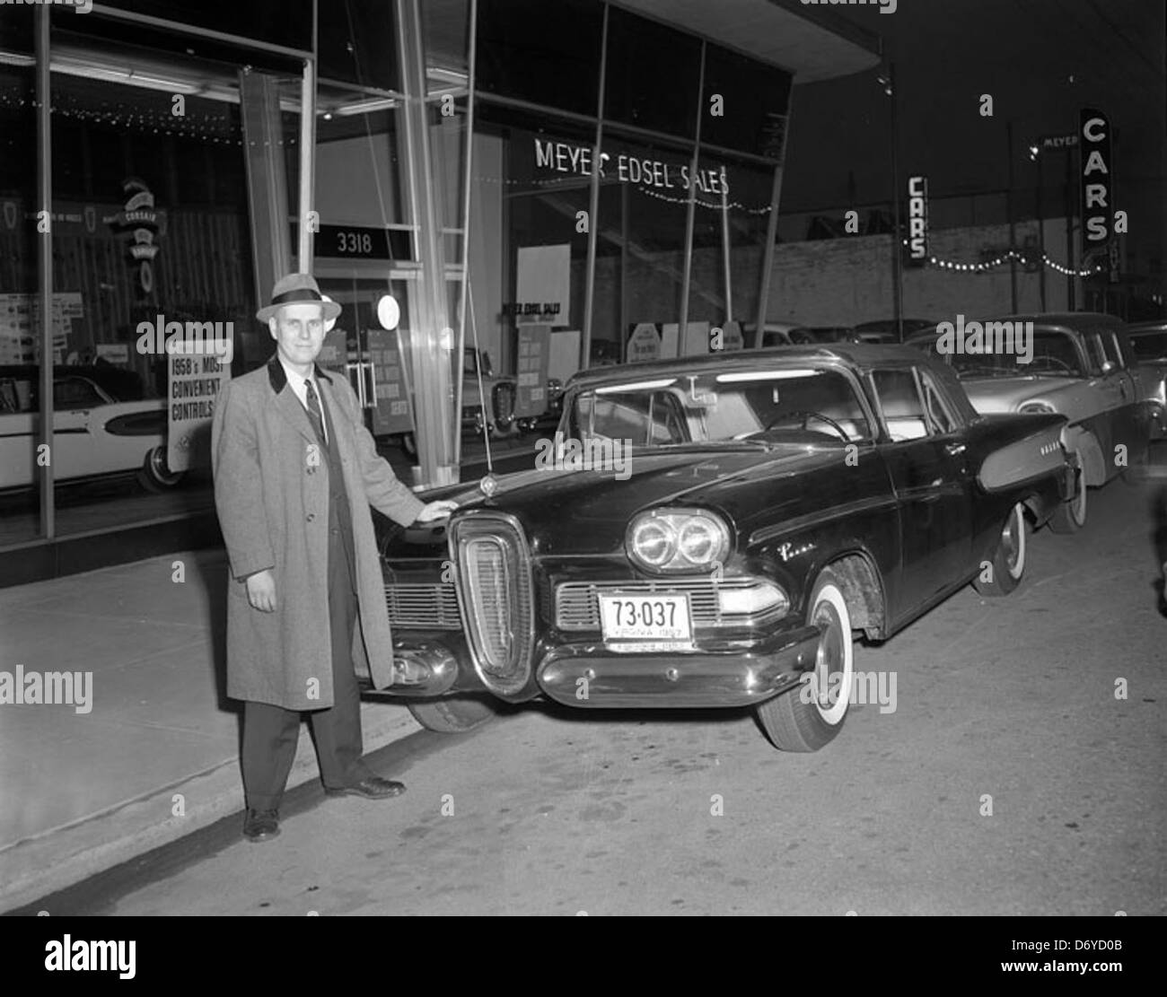 Edsel 1957 Black and White Stock Photos & Images - Alamy