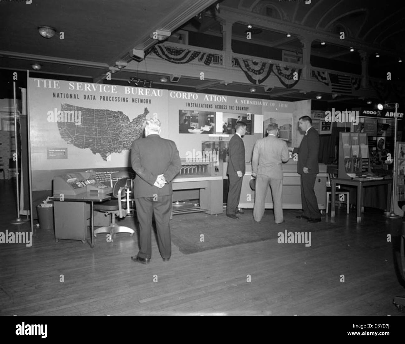 Service Bureau Corporation display Stock Photo Alamy