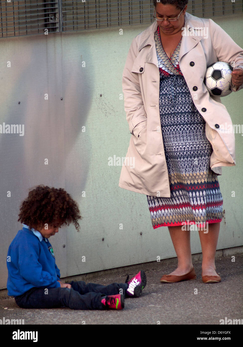 Child having a tantrum hi-res stock photography and images - Alamy