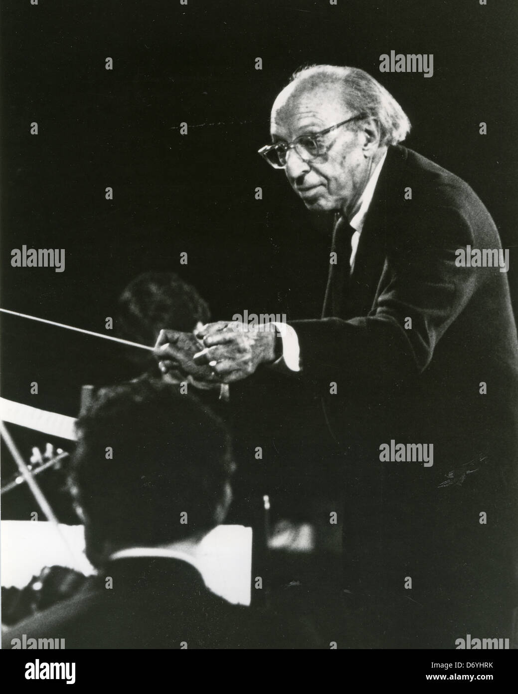 AARON COPLAND (1900-1990) American composer about 1970 Stock Photo