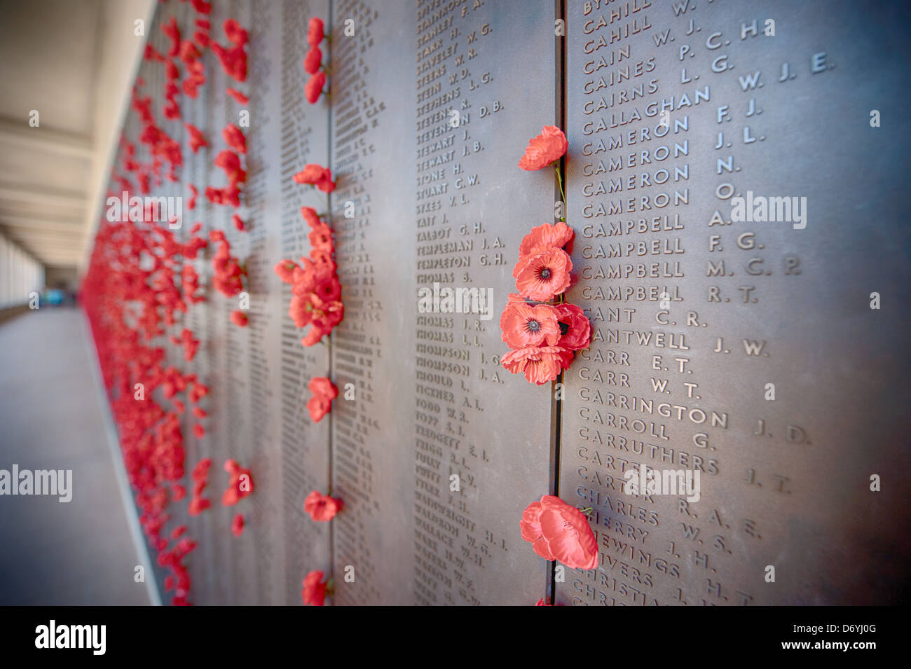 The Australian National War Memorial in Canberra. Stock Photo