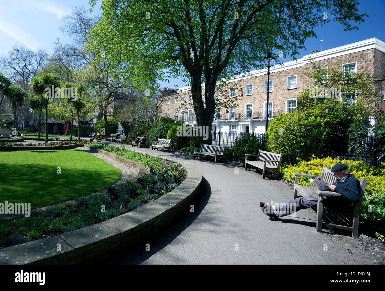 Canonbury Square, Islington, London Stock Photo Alamy