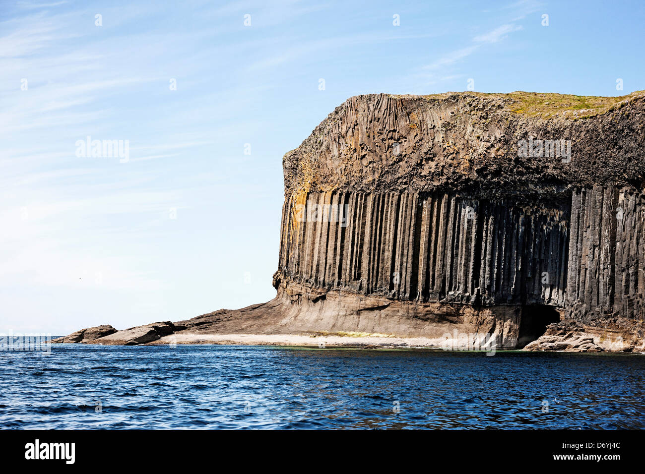 Isle Of Staffa, Fingals Cave In The Atlantic Ocean, Scotland, United ...