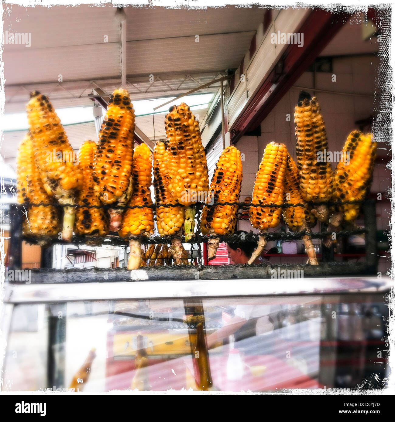 Grilled corn on the cob - Smartphone Captured Stock Image