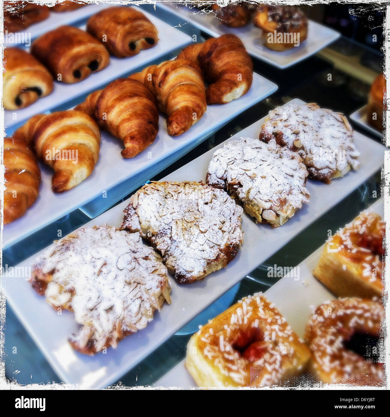 Close up of fresh pastries - Smartphone Captured Stock Image