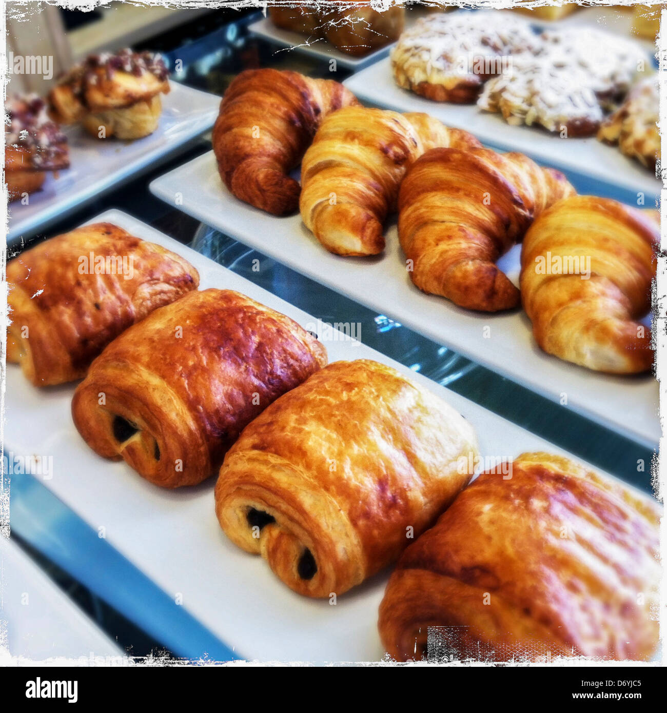 Close up of fresh pastries - Smartphone Captured Stock Image