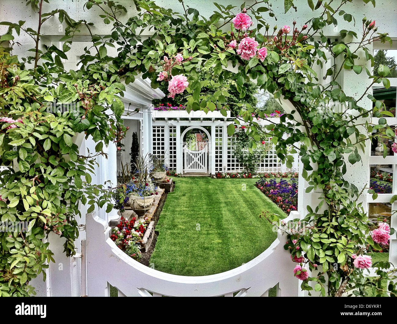 923 Background Flower Gate Pics - MyWeb