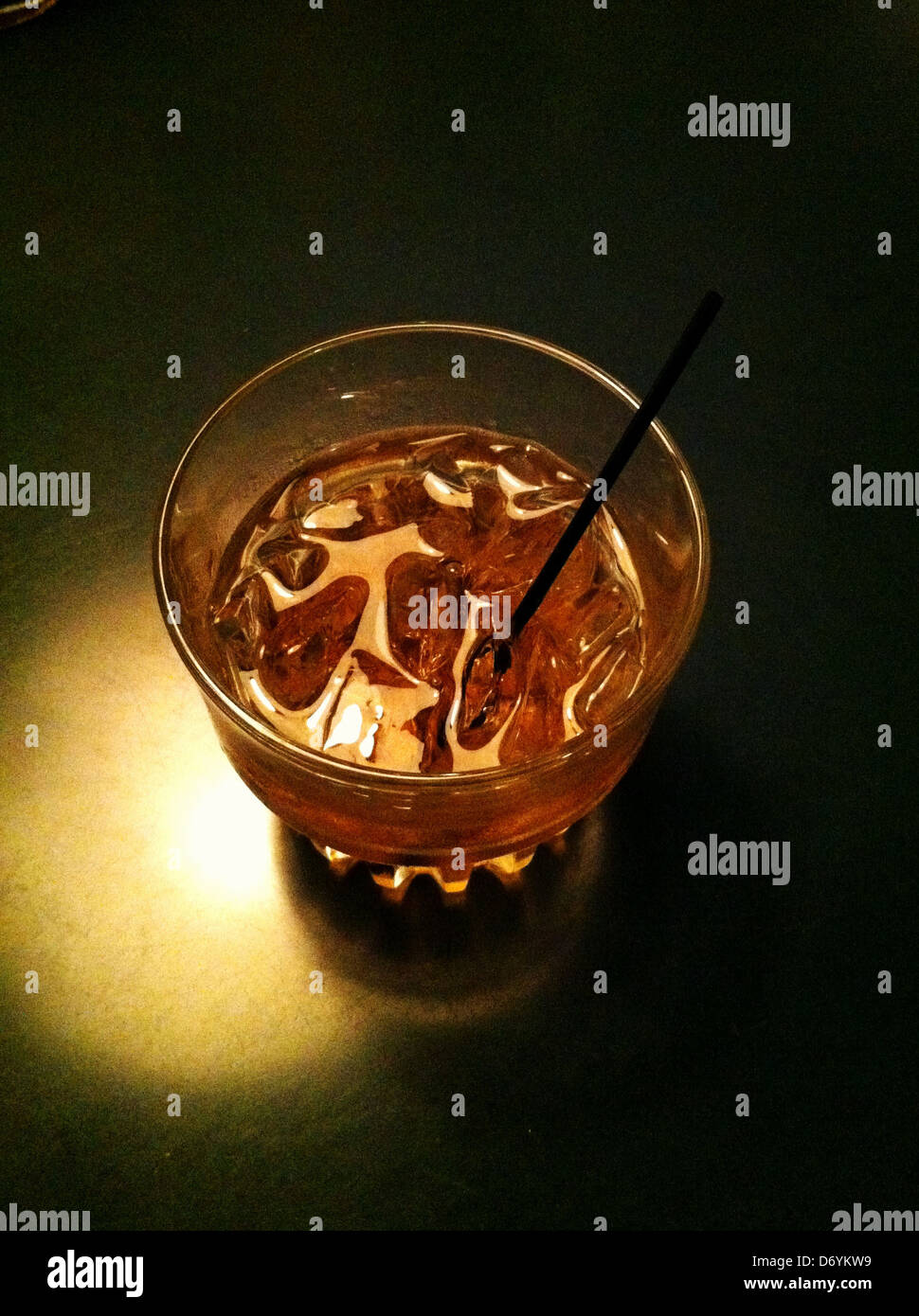 Close up of glass of whiskey Stock Photo Alamy