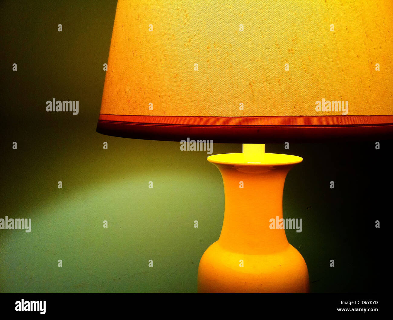 Close up of lamp and shade - Smartphone Captured Stock Image