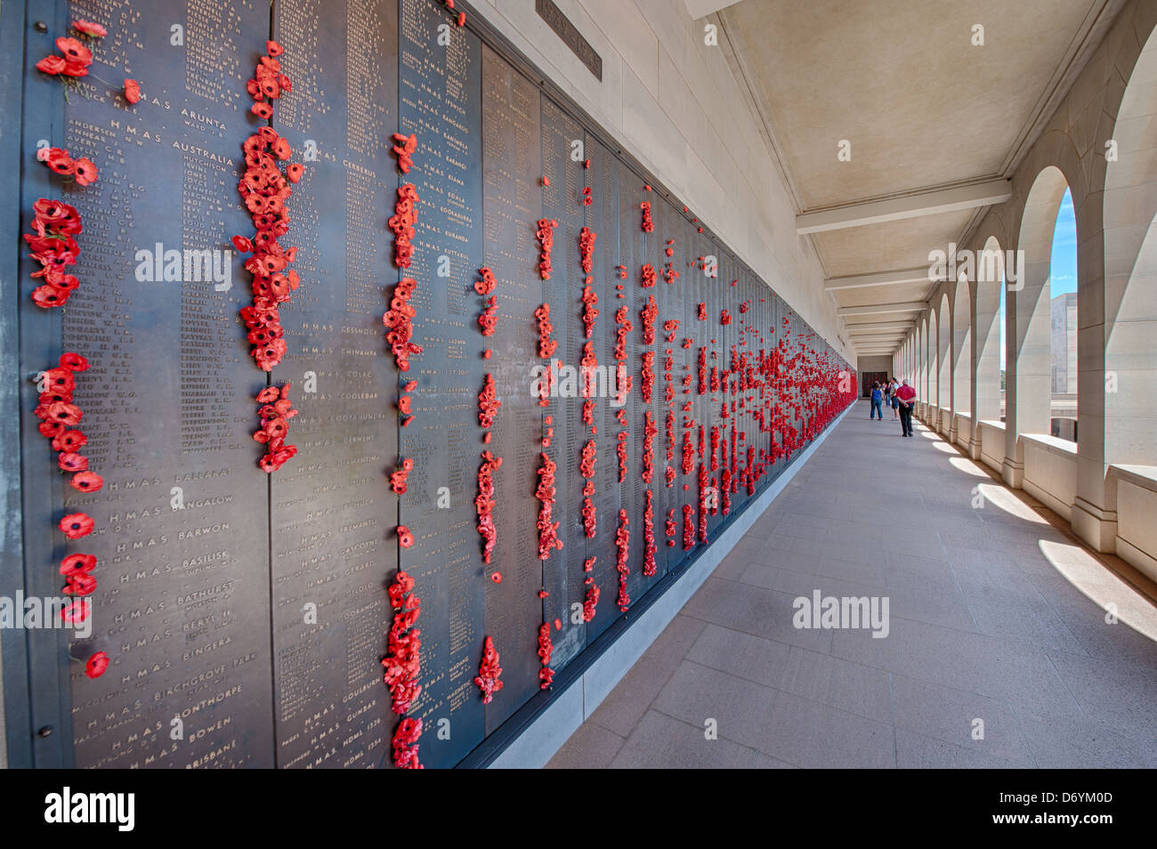 The Australian National War Memorial in Canberra. Stock Photo