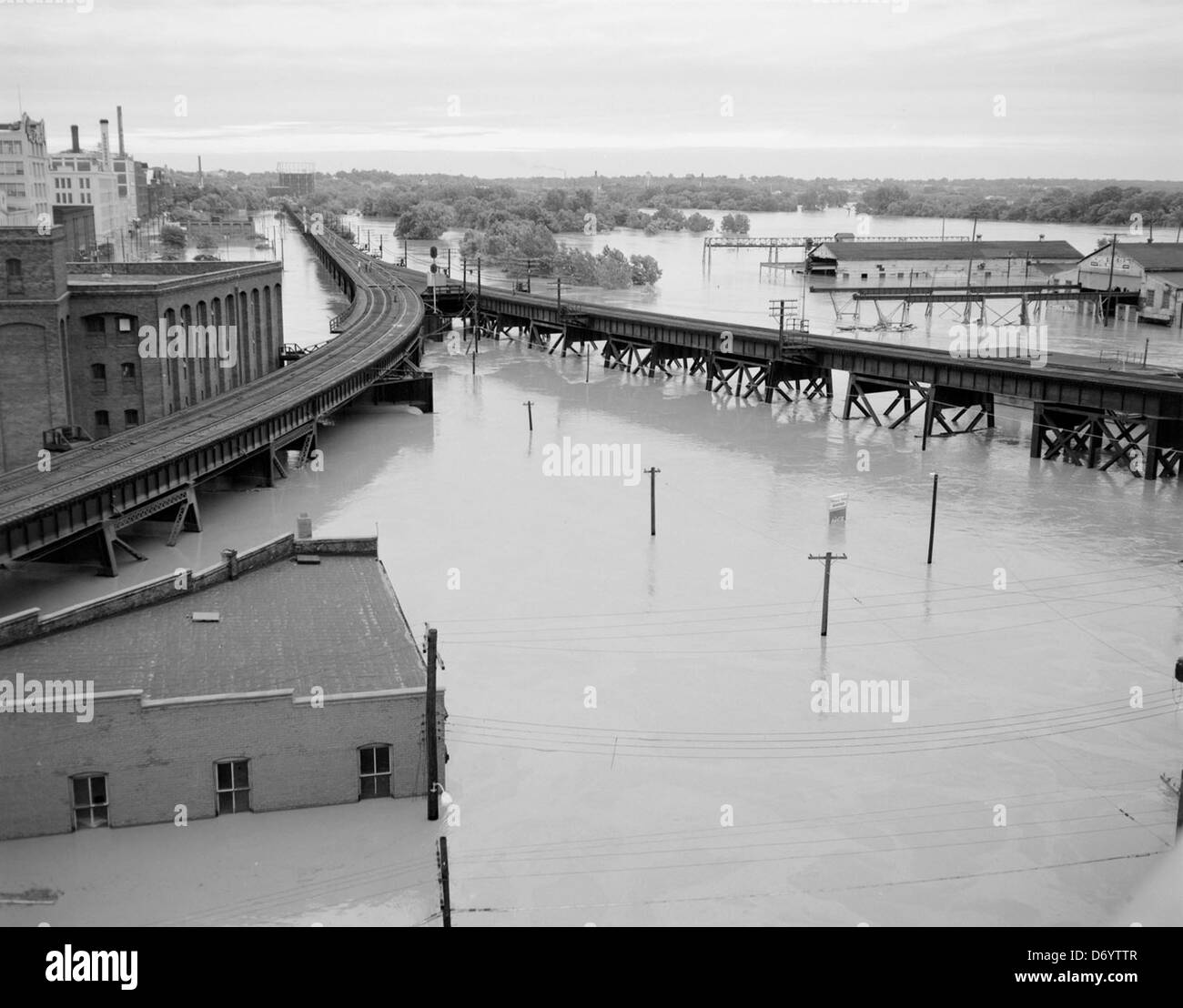 James River Flooding Stock Photo Alamy