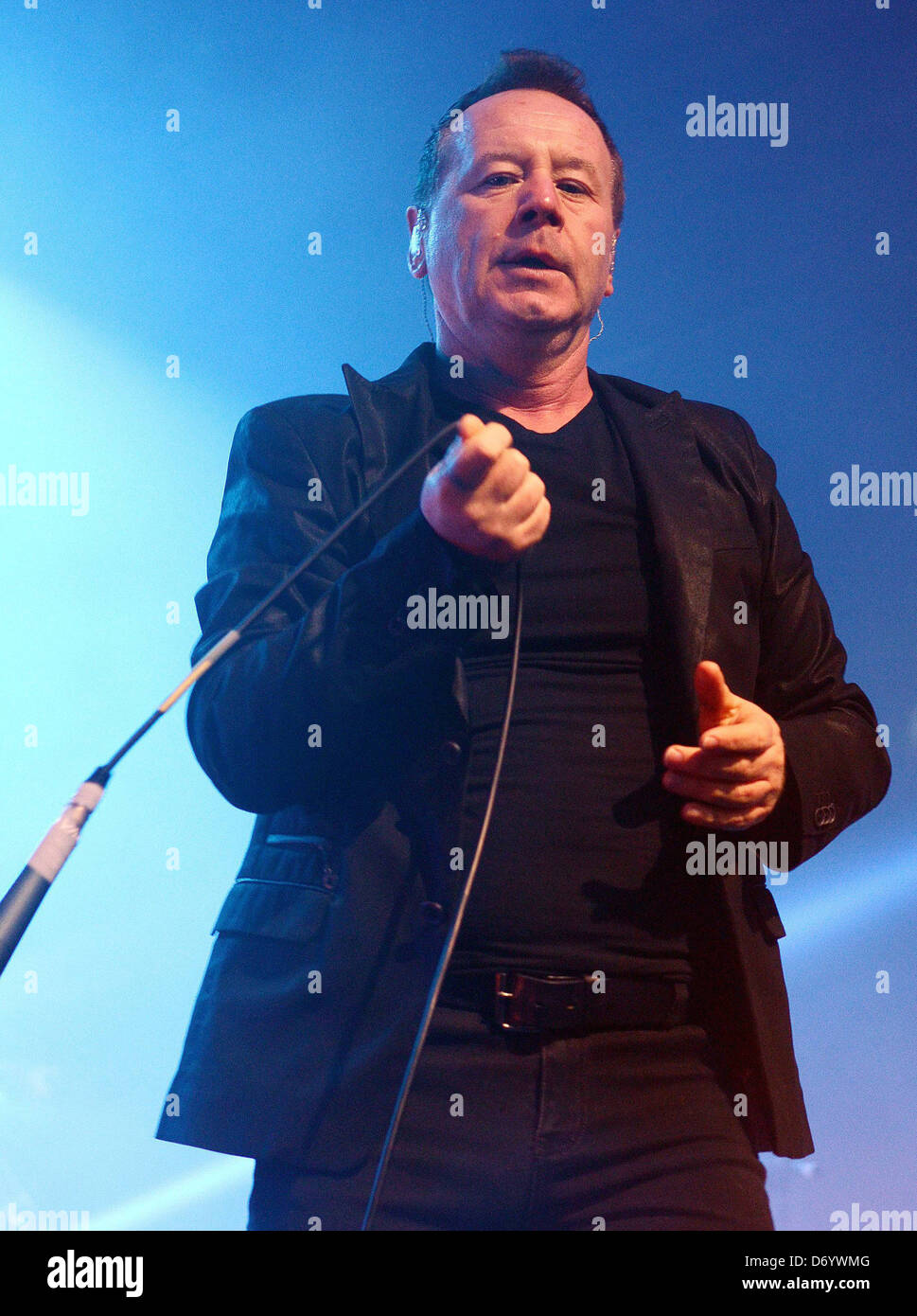 Jim Kerr Simple Minds performing at The Olympia Theatre Dublin, Ireland