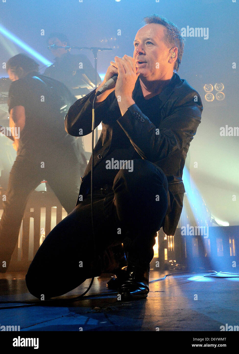 Jim Kerr Simple Minds performing at The Olympia Theatre Dublin, Ireland