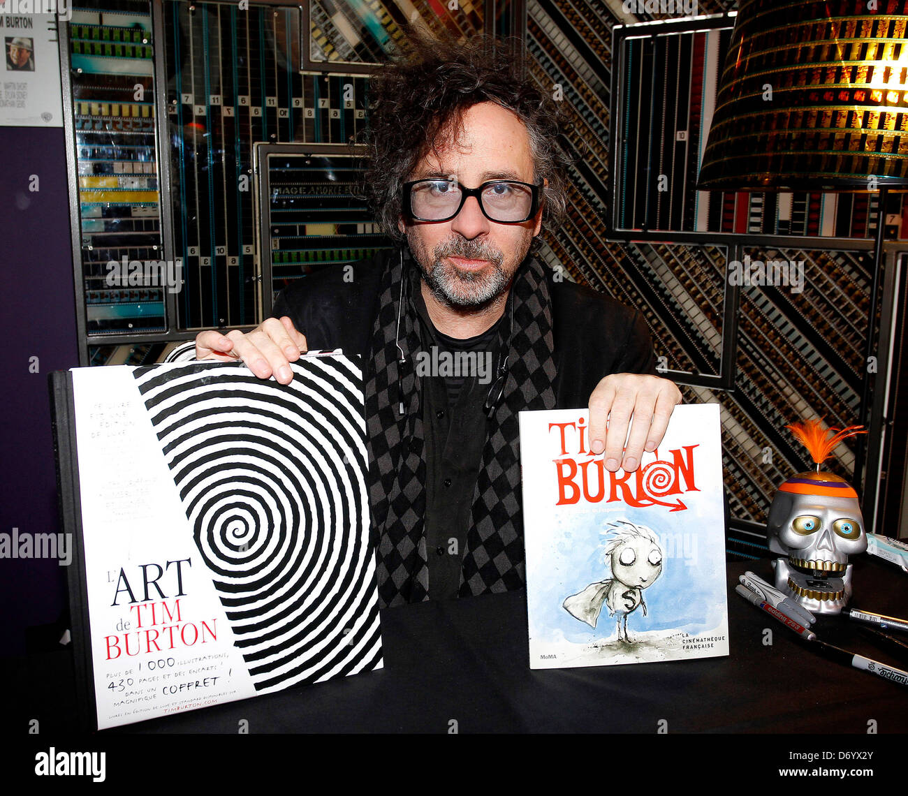 Tim Burton at the opening of the new Tim Burton Exhibition at the ...