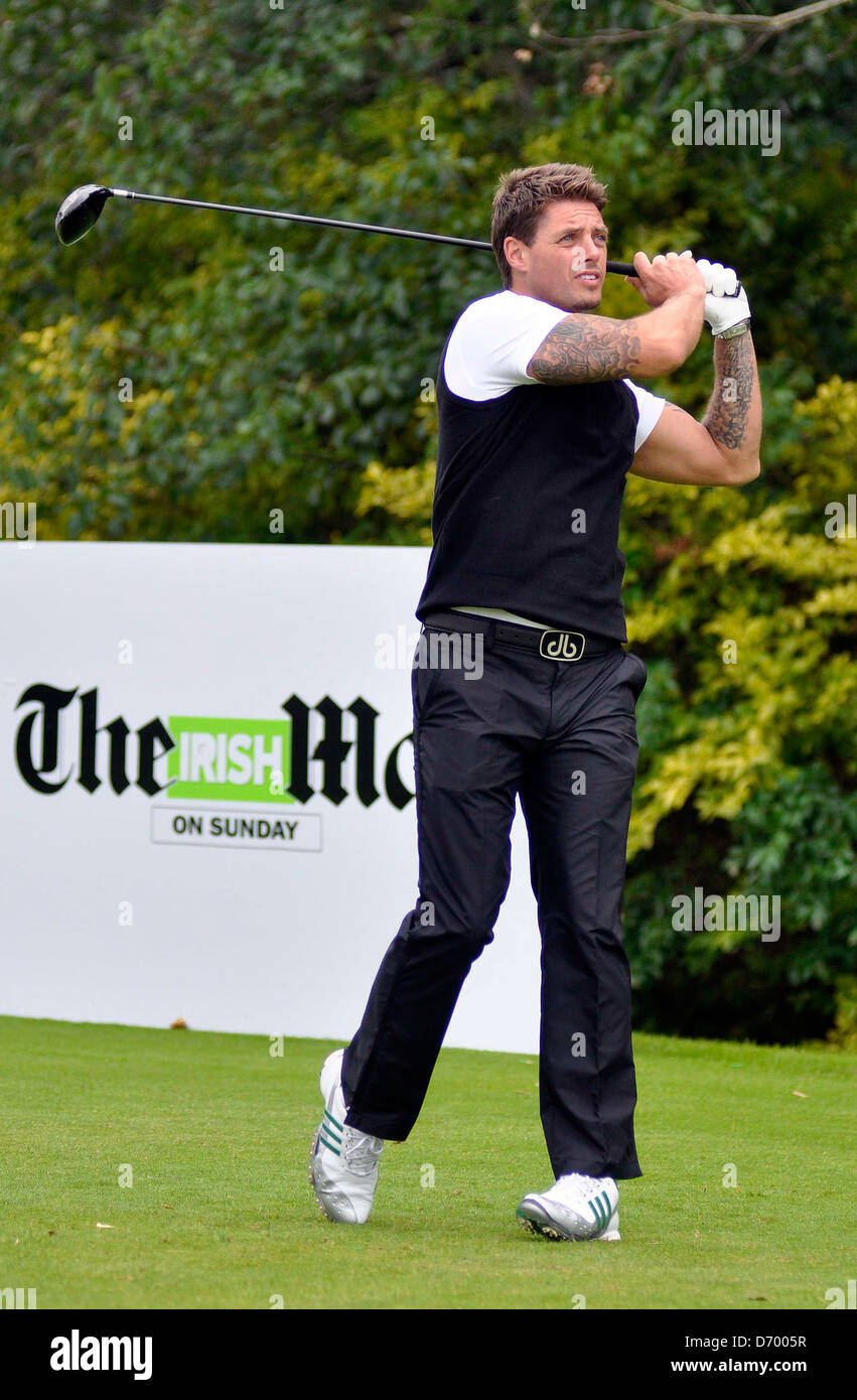 Keith Duffy 2011 Marie Keating Foundation charity golf day at the Kildare Hotel Kildare, Ireland - 29.08.11 Stock Photo