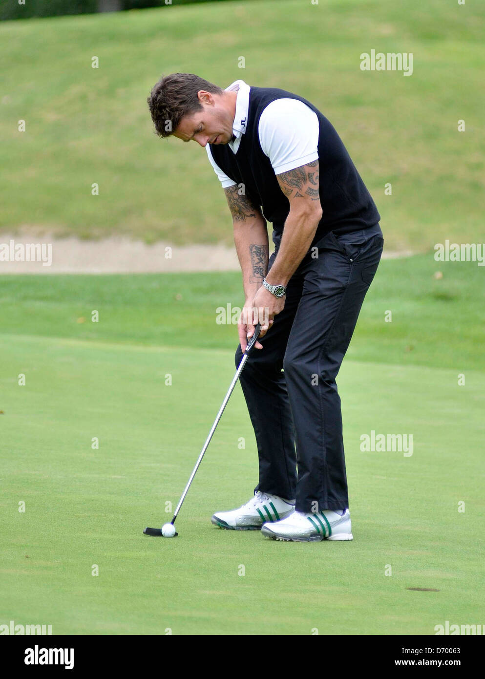 Keith Duffy 2011 Marie Keating Foundation charity golf day at the Kildare Hotel Kildare, Ireland - 29.08.11 Stock Photo