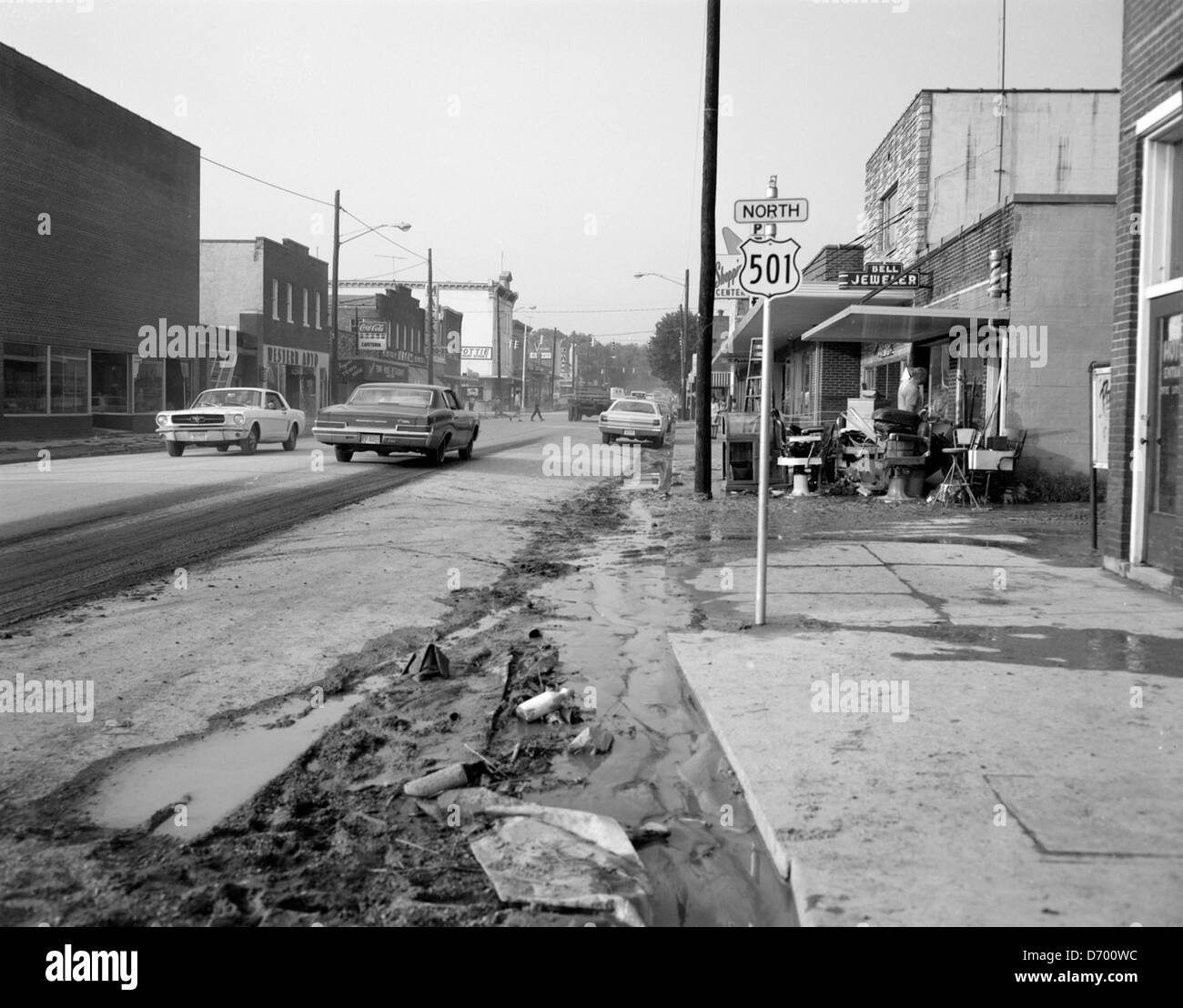Magnolia Avenue in Buena Vista Stock Photo Alamy