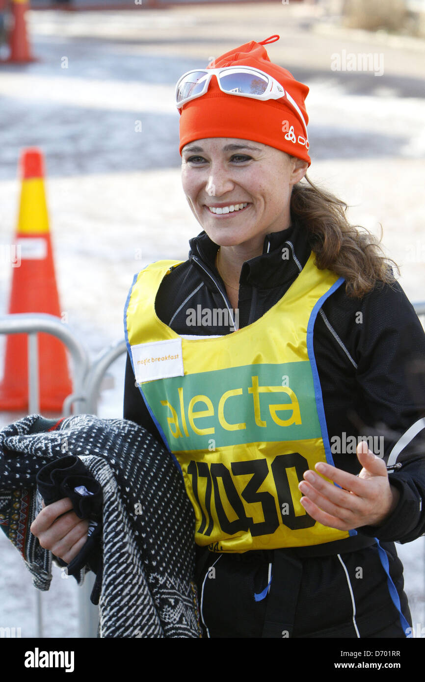 Pippa Middleton taking part in Vasaloppet, the longest crosscountry