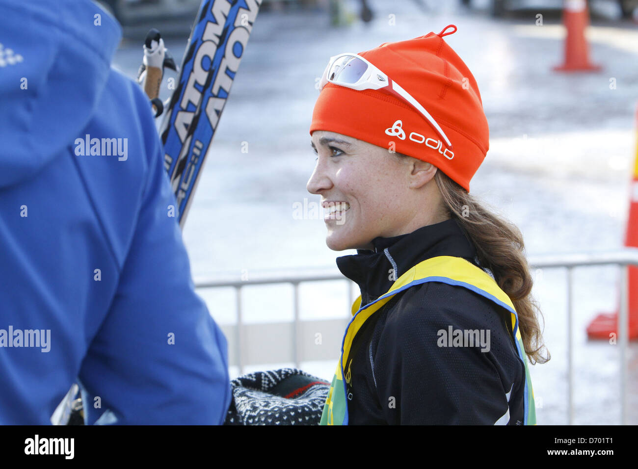 Pippa Middleton taking part in Vasaloppet, the longest crosscountry
