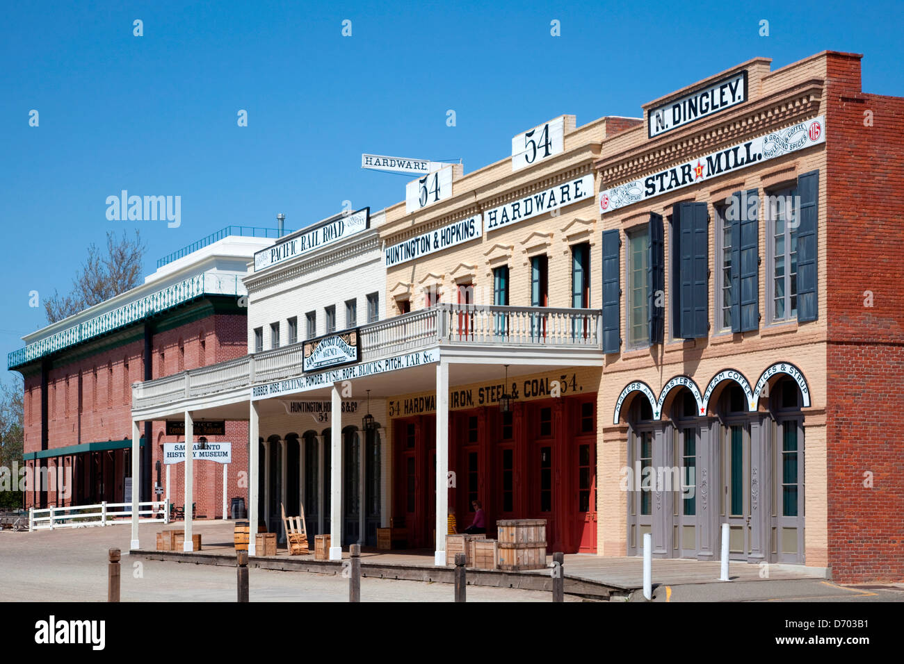 Sacramento History Museum, Old Sacramento, California Stock Photo Alamy