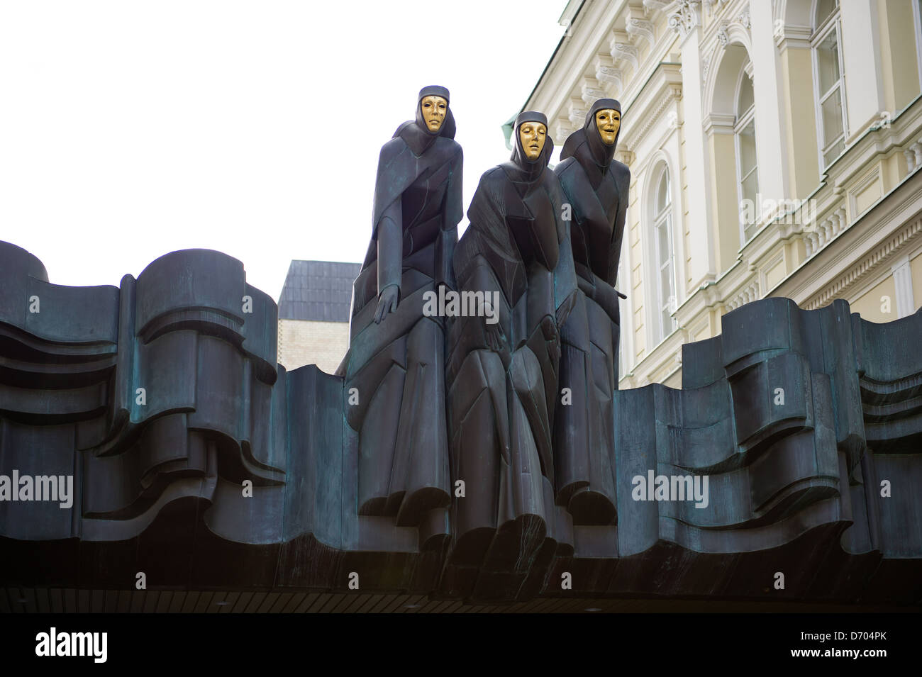 Lithuanian National Drama Theater in Vilnius, Lithuania Stock Photo - Alamy