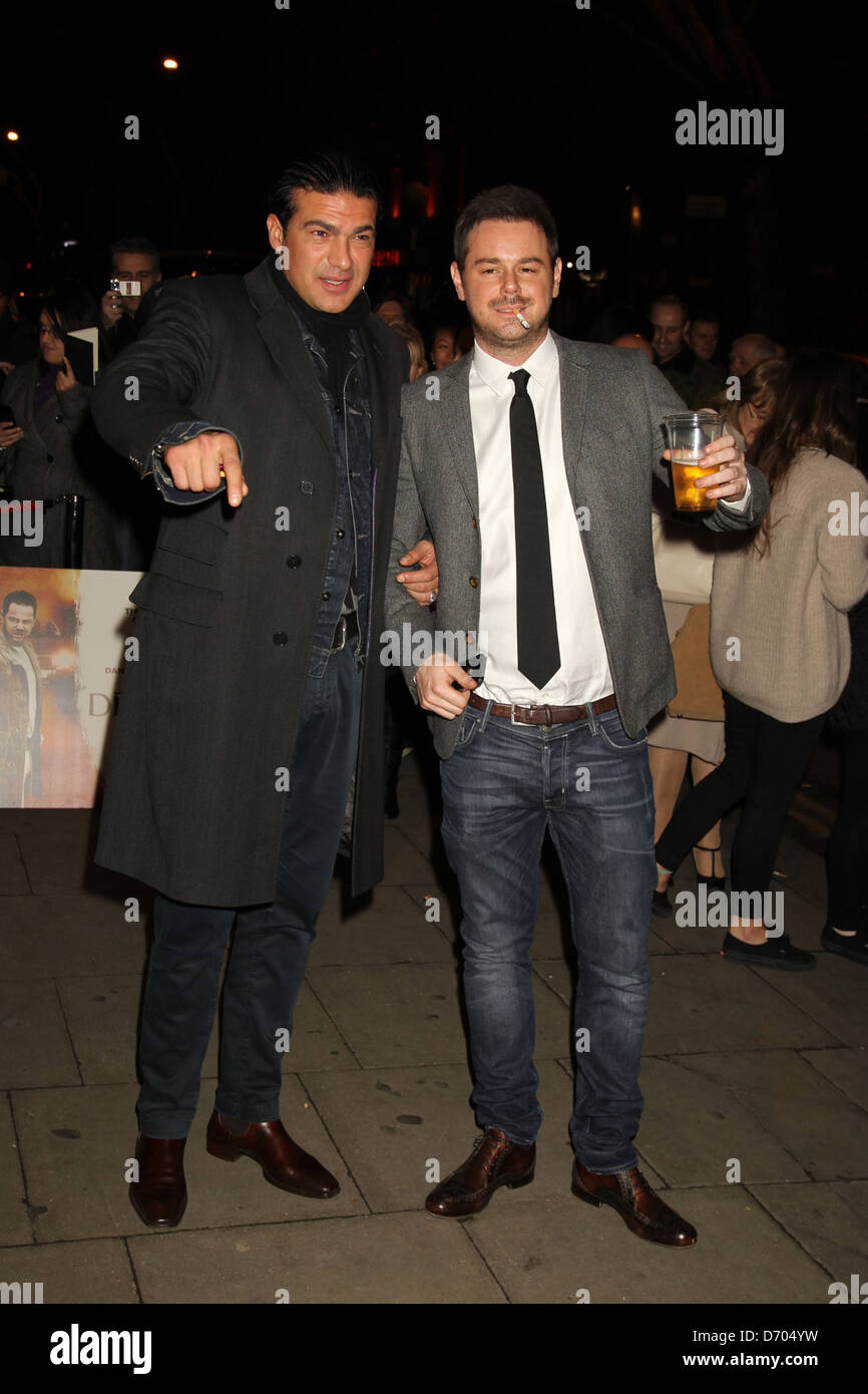 Tamer Hassan and Danny Dyer UK film premiere of 'Deviation' held at the Odeon Covent Garden - Arrivals London, England - Stock Photo