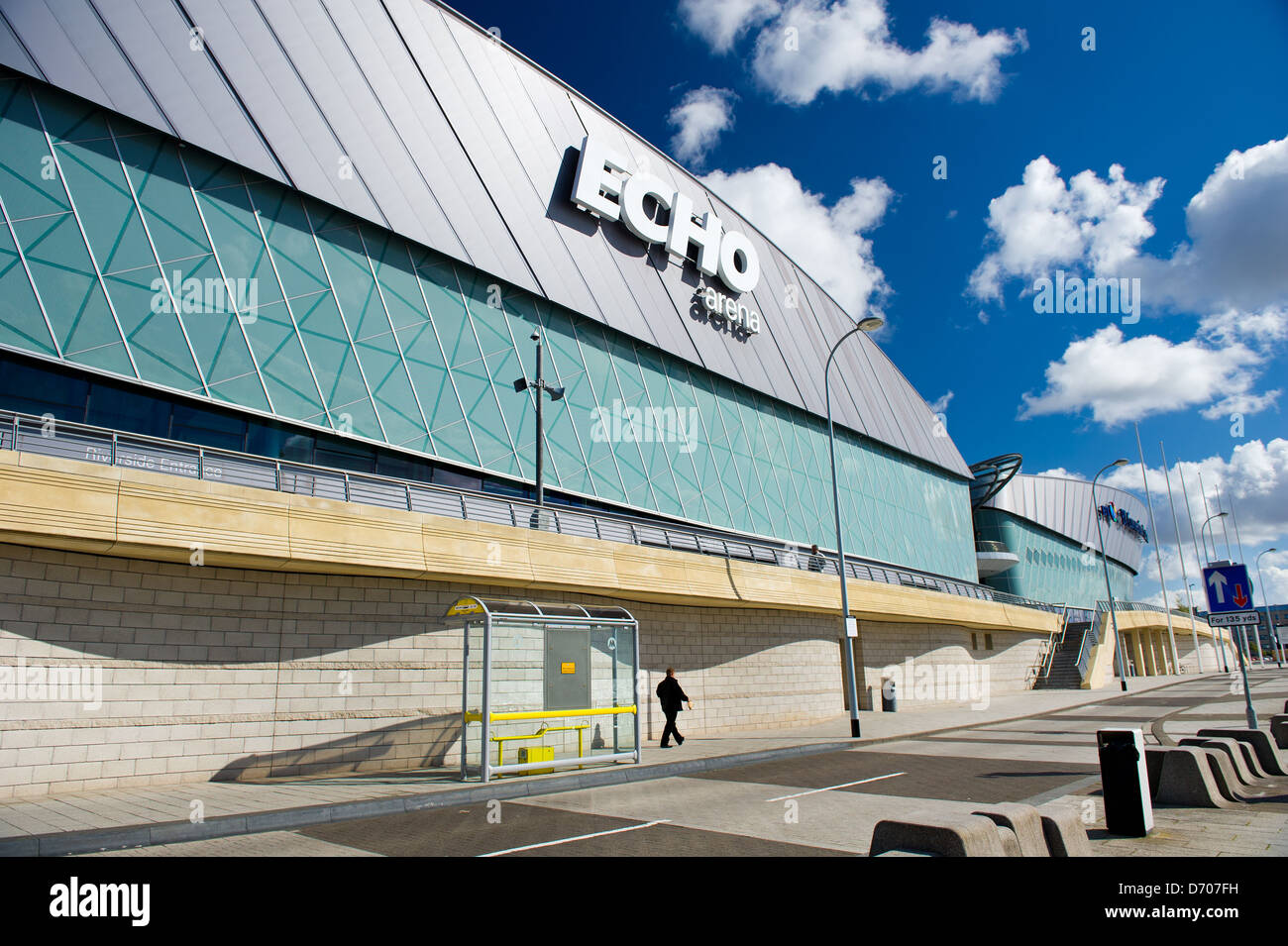 Echo Arena in Liverpool, UK Stock Photo