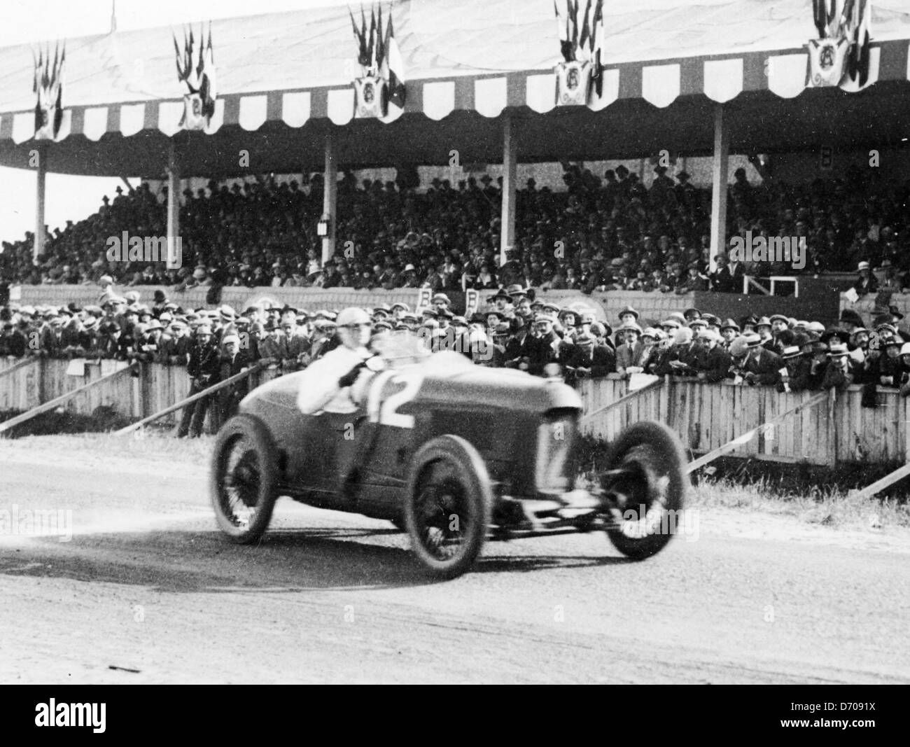 Sunbeam, Segrave winning 1923 French Grand Prix Stock Photo