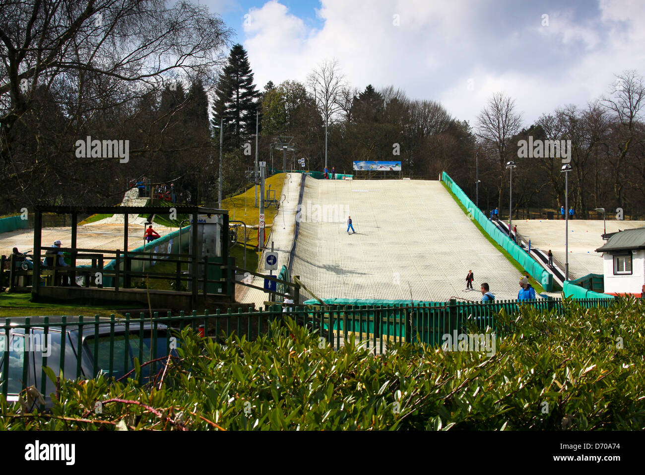 Glasgow Ski and Snowboard Centre Bellahouston Park Stock Photo Alamy