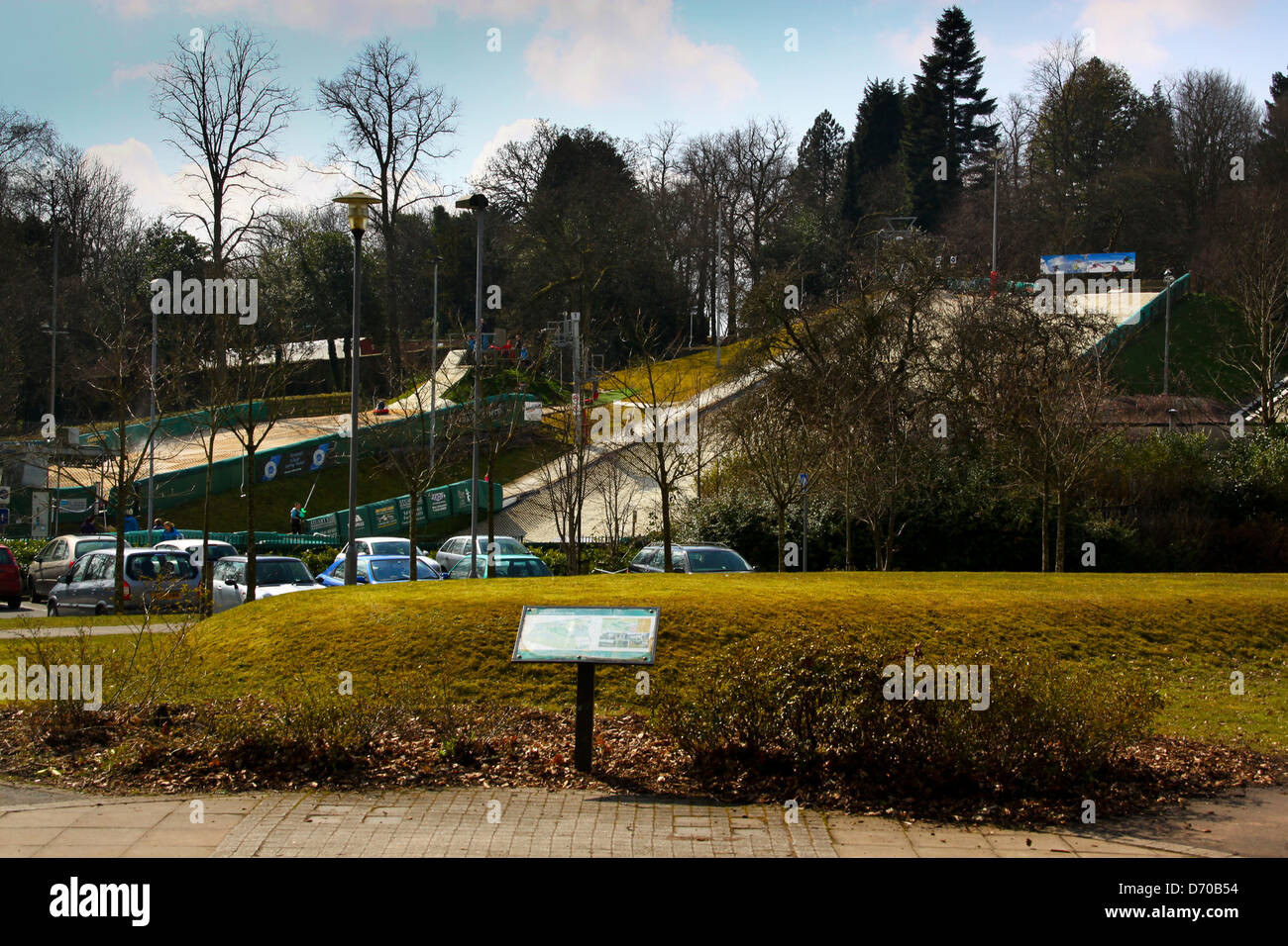 Glasgow Ski and Snowboard Centre Bellahouston Park Stock Photo Alamy