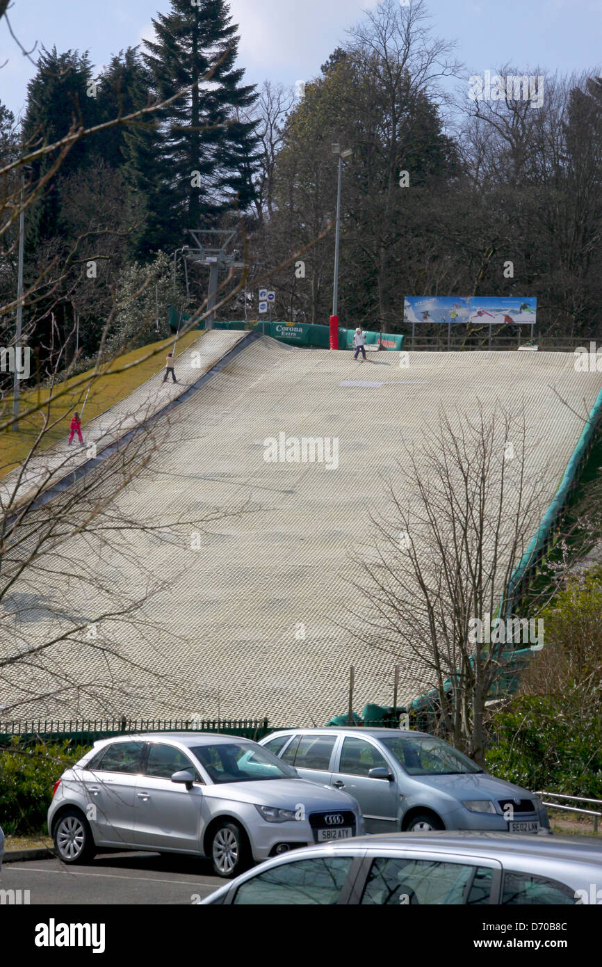 Glasgow Ski and Snowboard Centre Bellahouston Park Stock Photo Alamy