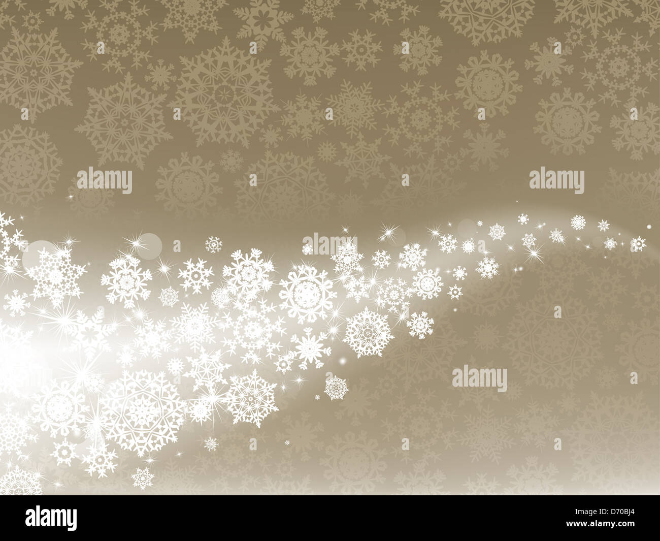 Light elegant abstract Christmas background with white snowflakes Stock ...