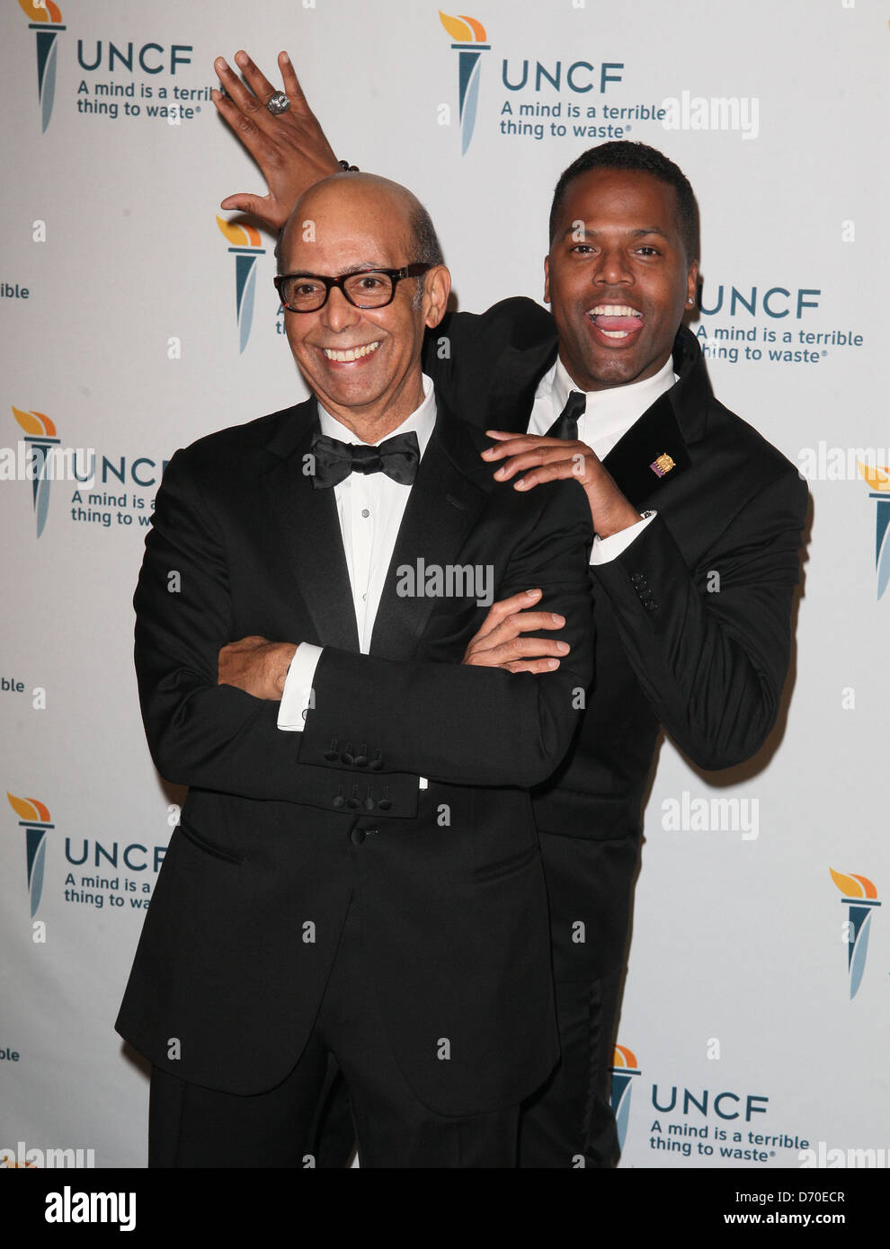 Dr. Michael Lomax, AJ Calloway The UNCF A Mind Is Gala at the Marriott Marquis Hotel New York