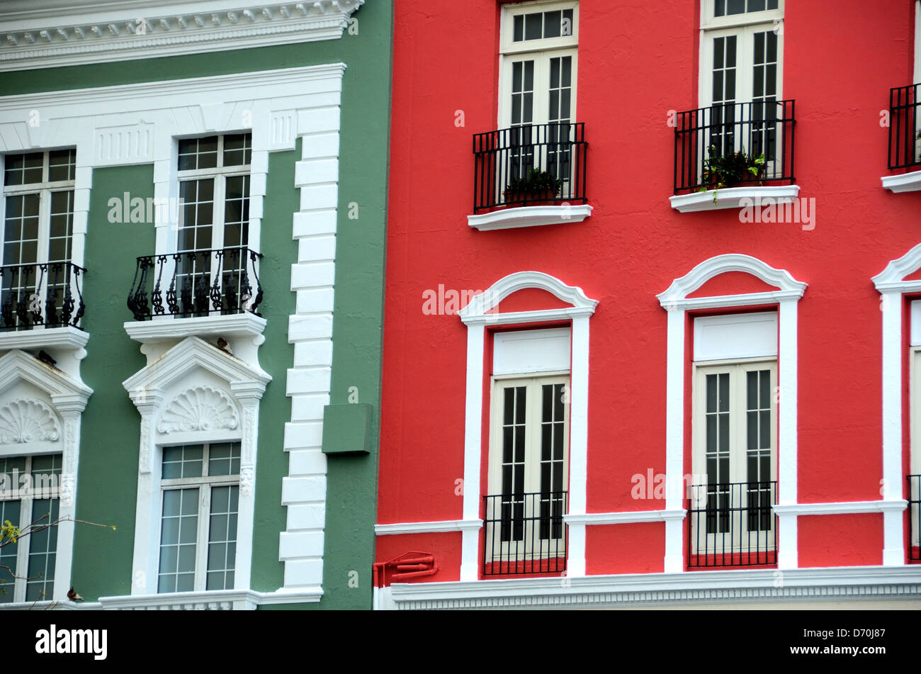 Colorful buildings in Old San Juan, Puerto Rico Stock Photo