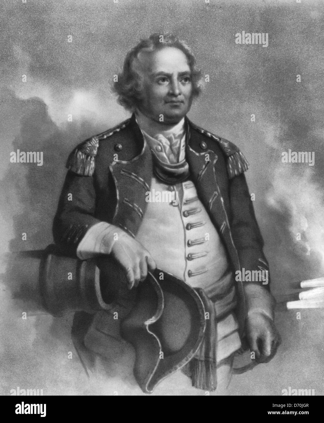 Major General Israel Putnam. 'He dared to lead where any dared to follow' - USA Revolutionary War General Stock Photo