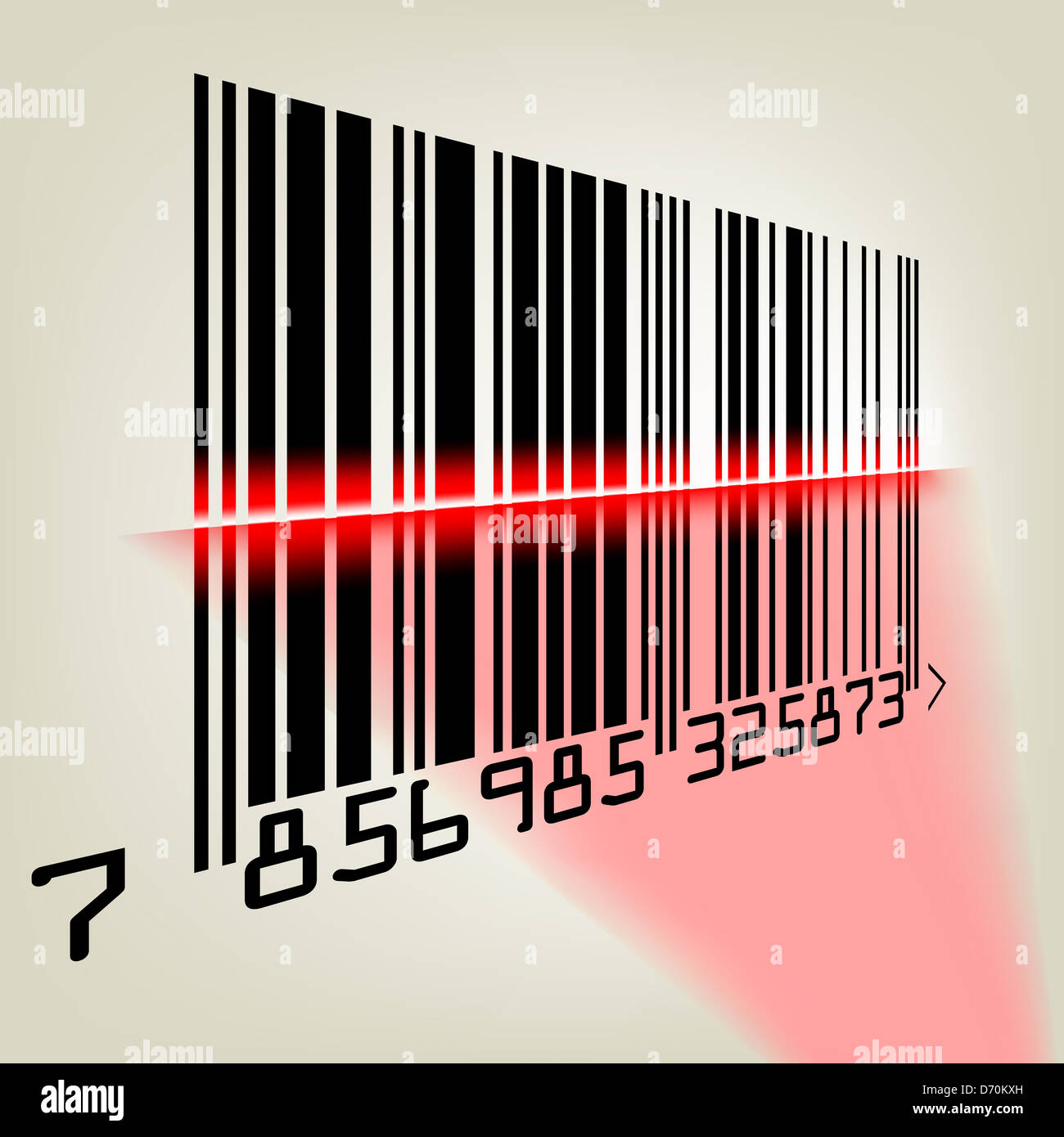 Sbar Code Red Reading bar code red beam hi-res stock photography and images - Alamy