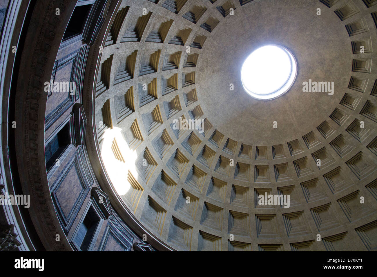 Pantheon Rome Italy historical monuments art architecture Stock Photo