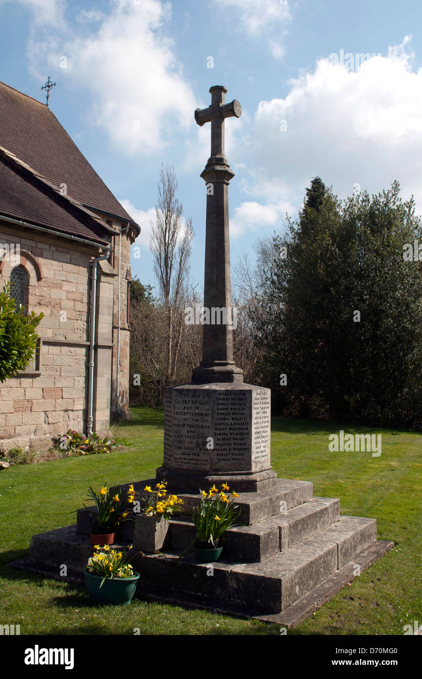 The war memorial, Headless Cross, Redditch, England, UK Stock Photo Alamy