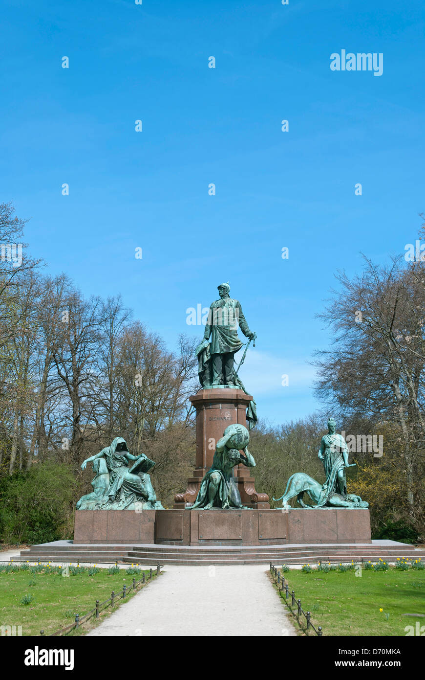 Bismarck Monument In Berlin Tiergarten Berlin Hi res Stock Photography 