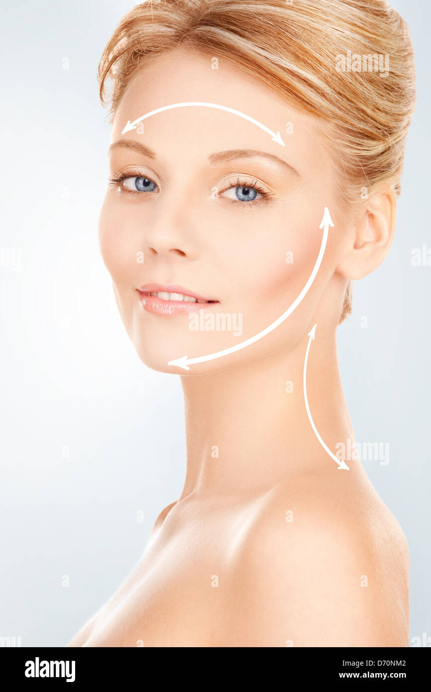 woman ready for cosmetic surgery Stock Photo - Alamy