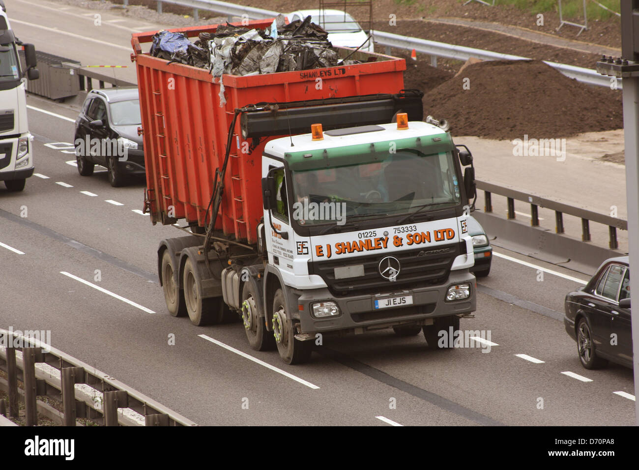 Container lorry motorway uk hi-res stock photography and images - Alamy