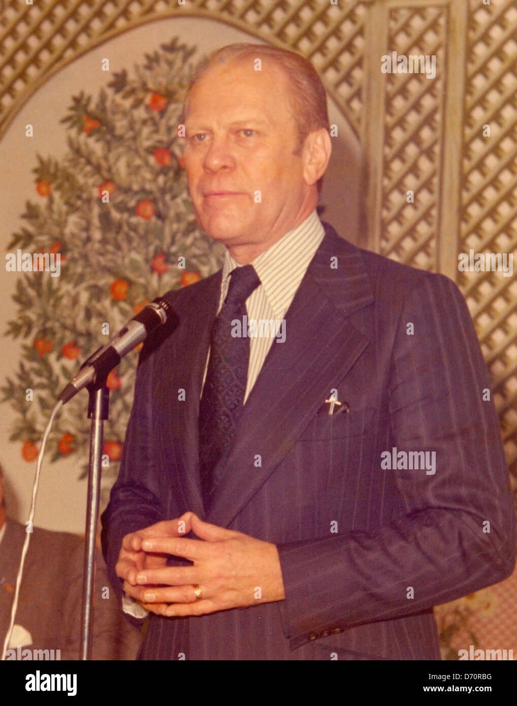 President Gerald Ford, Palm Beach, ca 1975 Stock Photo