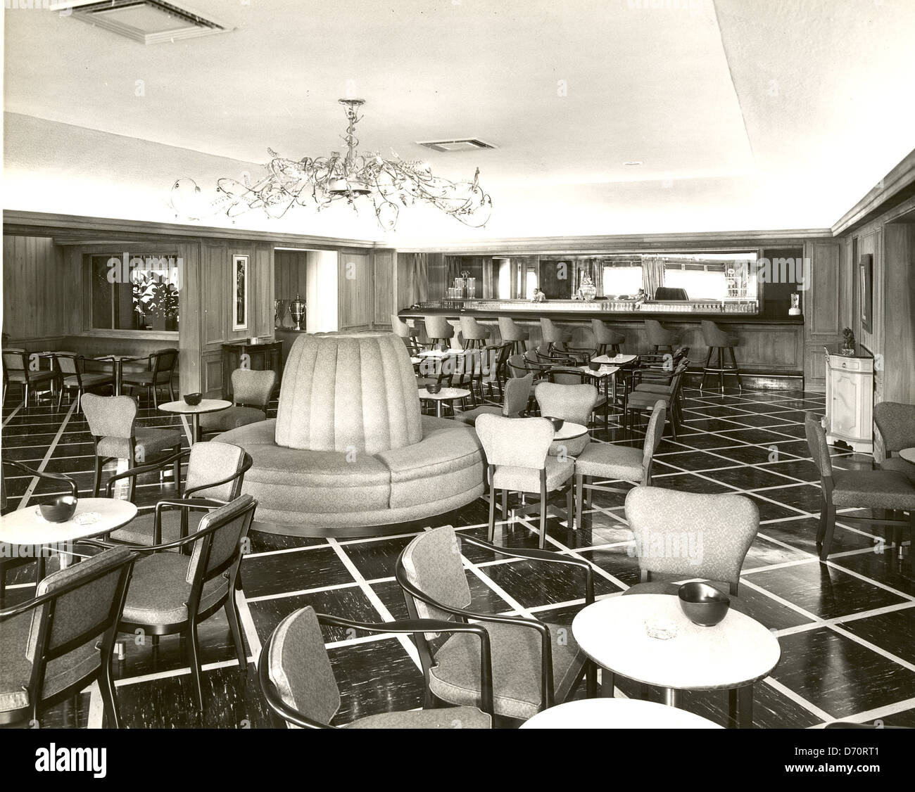 Everglades Club Cocktail Lounge, Palm Beach, ca 1940 Stock Photo Alamy