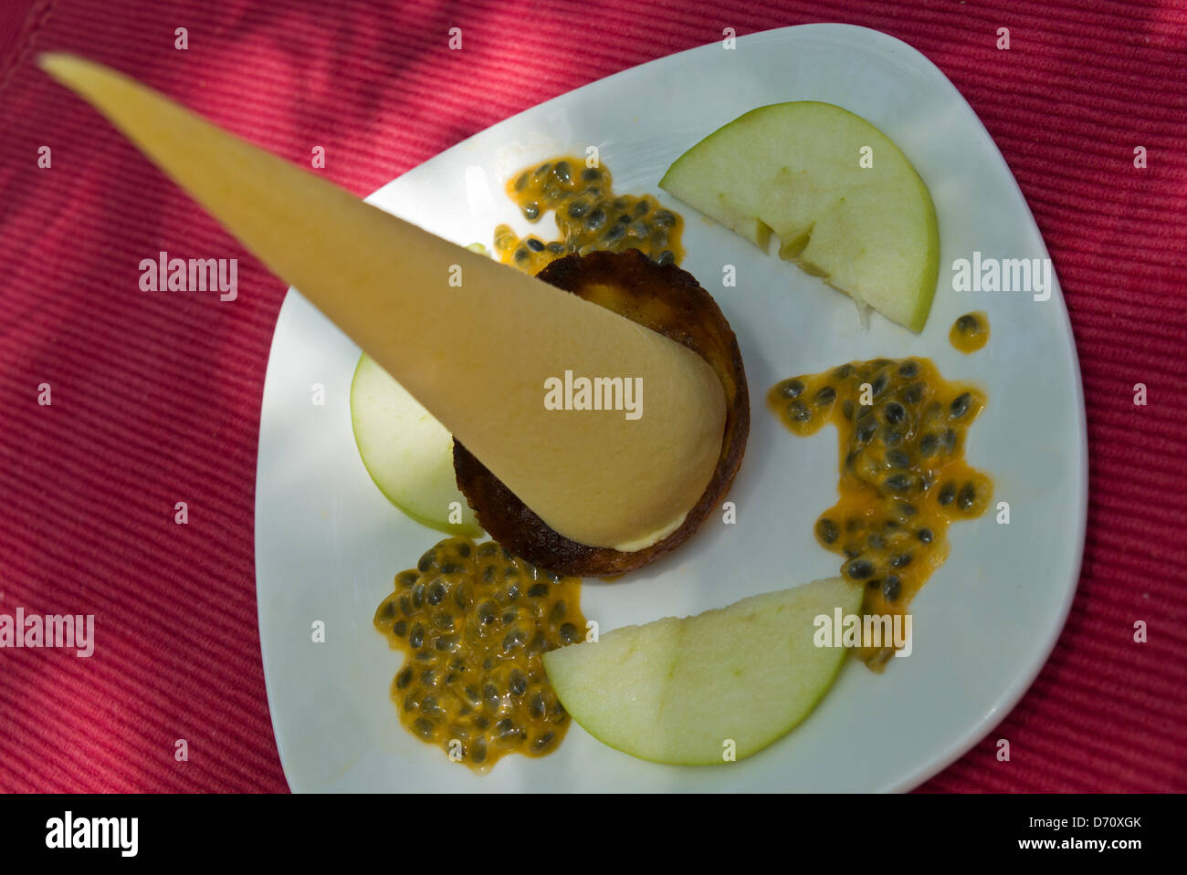 Kenya, Masai Mara National Reserve, Elevated view of Ice cream Stock