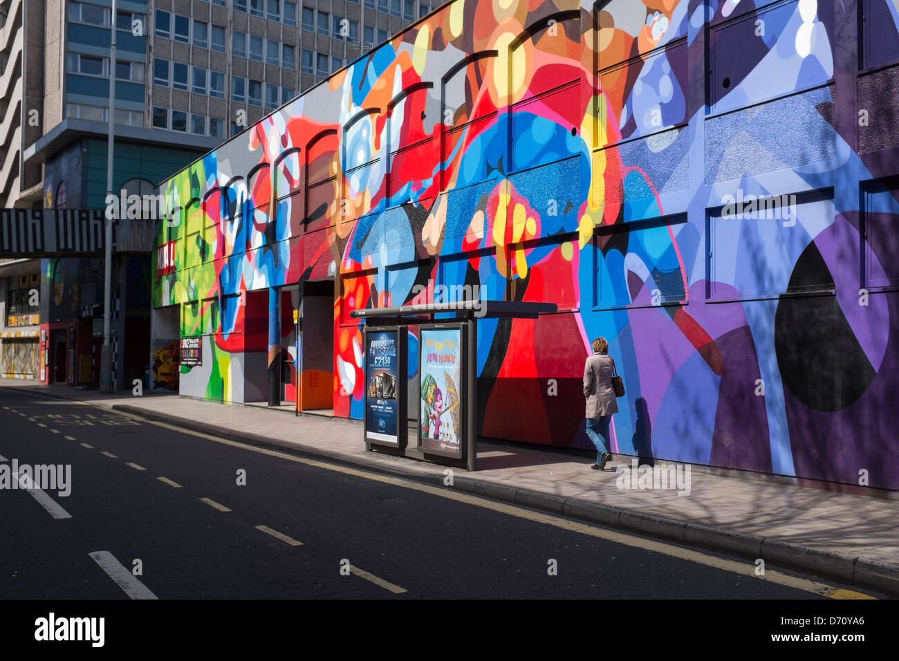 Street Art Graffiti Nelson Street Bristol Stock Photo Alamy