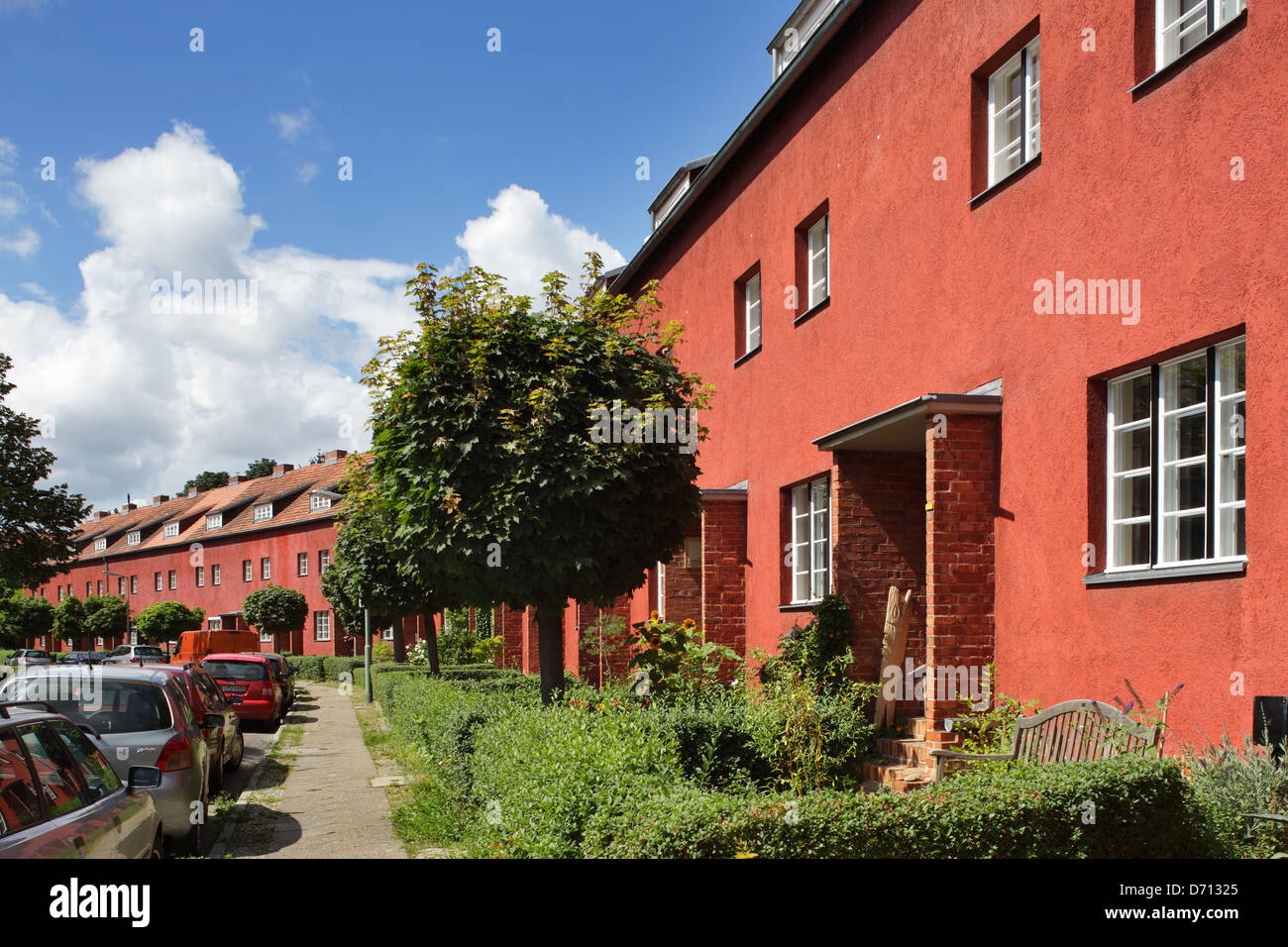 Berlin, Germany, single family homes in the horseshoe settlement by ...