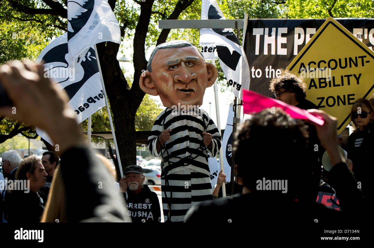 April 25, 2013 - Dallas, Texas, U.S - A coalition of progressive groups ...
