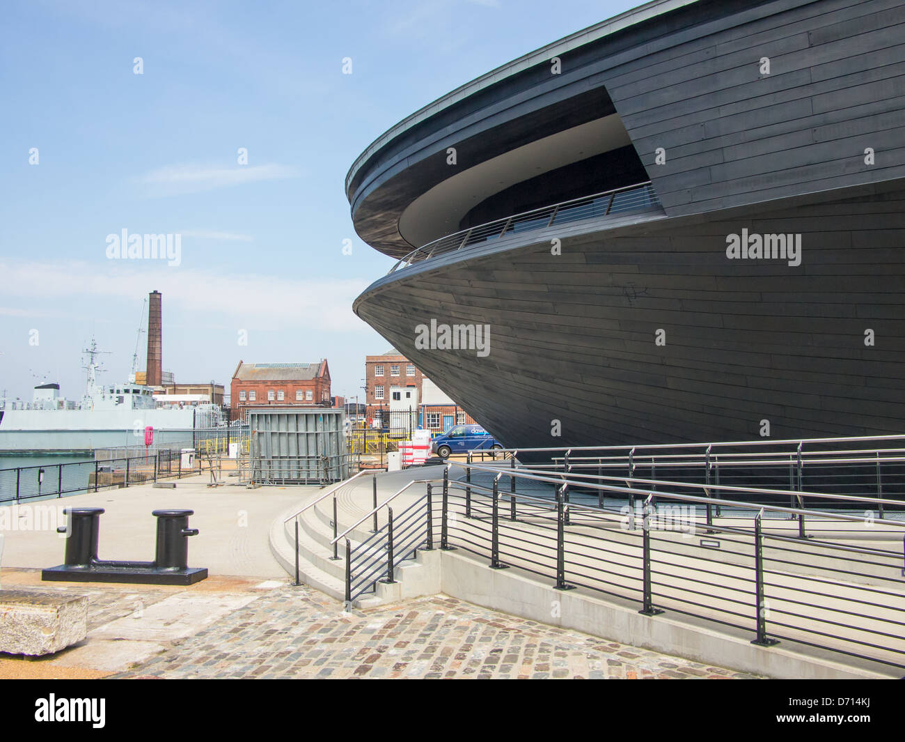 The Mary Rose Museum at Portsmouth Historic Dockyard, England Stock Photo
