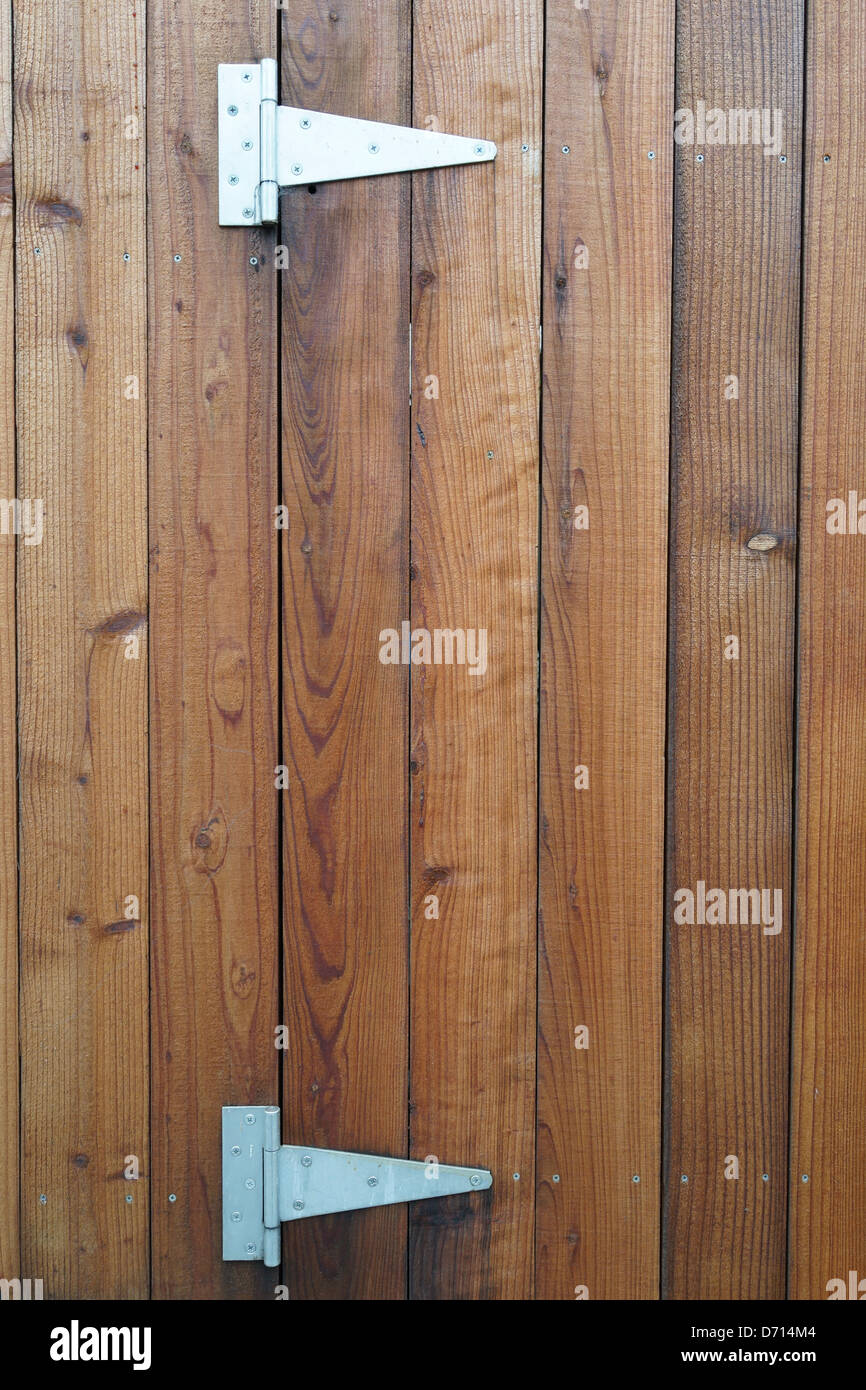 Door with hinges Stock Photo Alamy