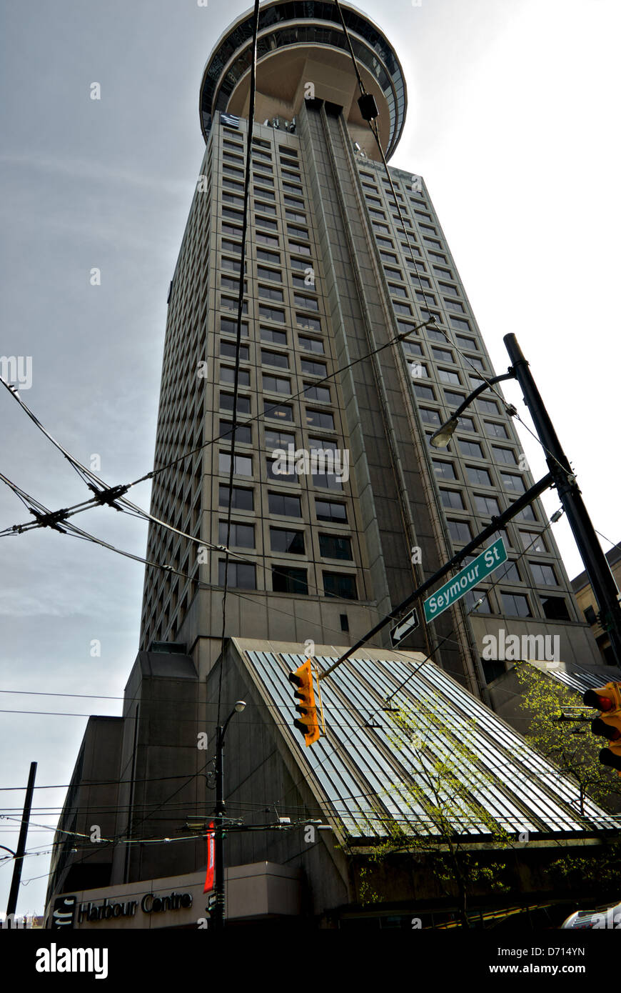 Harbour Centre building & revolving restaurant downtown Vancouver